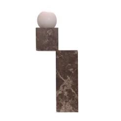 A Visone Marble Candleholder