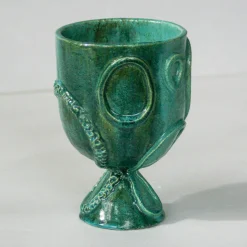 Acini Green Ceramic Vase Holder