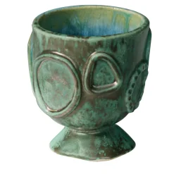 Acini Small Green Ceramic Vase Holder