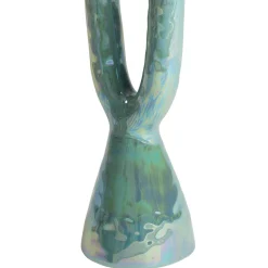 Acqua Ceramic Double Candlestick