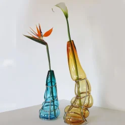 Acquamare Babà Vase in Murano Glass