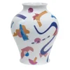 Alchimie Amphora Abstract Decor Porcelain Vase