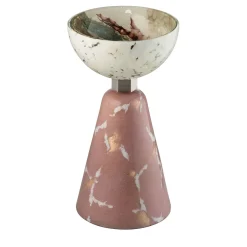 Alchimie Murano Glass Pink Quarz Centerpiece