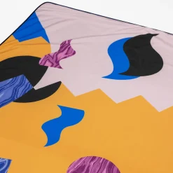 Alchimie Velvet Plaid With Abstract Decor