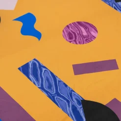 Alchimie Velvet Plaid With Abstract Decor