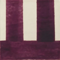 Alfabeto Set of 44 White and Purple Tiles by Margherita Rui