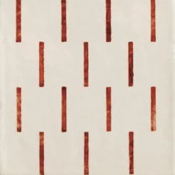 Alfabeto Set of 44 White and Purple Tiles by Margherita Rui