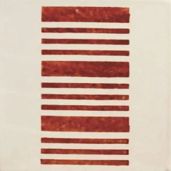 Alfabeto Set of 44 White and Purple Tiles by Margherita Rui