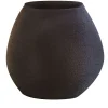 Algarve Black Ceramic Vase