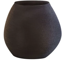Algarve Black Ceramic Vase