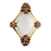 Ambra Gold Murano Glass Mirror by Fratelli Tosi
