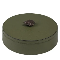 Ambretta Green Large Round Box
