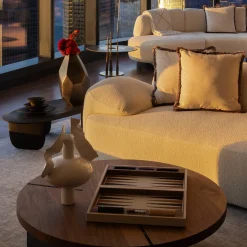 America White Happy Pillow