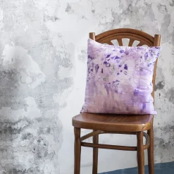 Amethyst Dream Silk Velvet Upholstered Cushion
