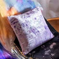 Amethyst Dream Silk Velvet Upholstered Cushion