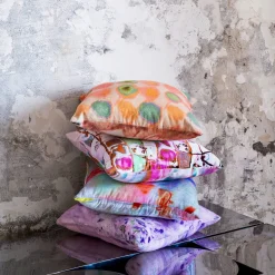 Amethyst Dream Silk Velvet Upholstered Cushion