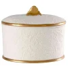 AMOUR SECRET OVAL COTTON BOX - WHITE