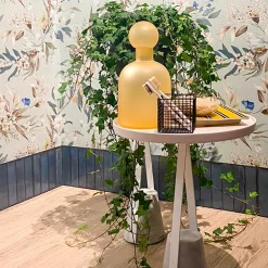 Ampolla Acid-Etched Amber Bottle