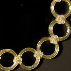 Anello Venetian Glass Wall Mirror