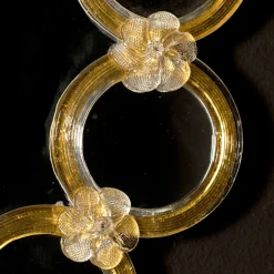 Anello Venetian Glass Wall Mirror