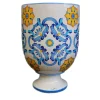 Anemone Sicilia Polychrome Ceramic Vase