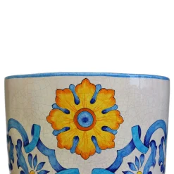 Anemone Sicilia Polychrome Ceramic Vase