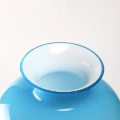 Anfora-Like Turquoise Vase