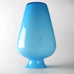 Anfora-Like Turquoise Vase