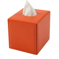 Anna Spritz Orange Square Tissue Box