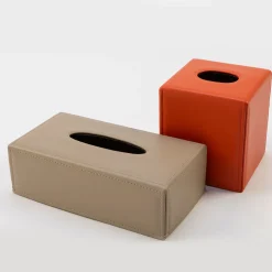 Anna Spritz Orange Square Tissue Box