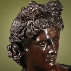 Apollo Bronze Bust Sculpture