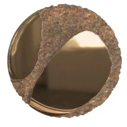 Apollo Cast Bronze Sculptural Wall Mirror #1