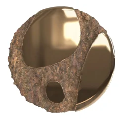 Apollo Cast Bronze Sculptural Wall Mirror #3