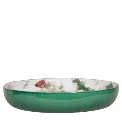 Apollo Hand-painted Large Ceramic Centerpiece Bowl
