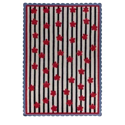 Aprezo Light Silver Ebony Dhurrie Rug