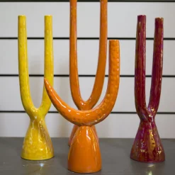 Arancia Ceramic Candelabra