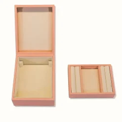 Arc Jewelry Box with Removable Tray