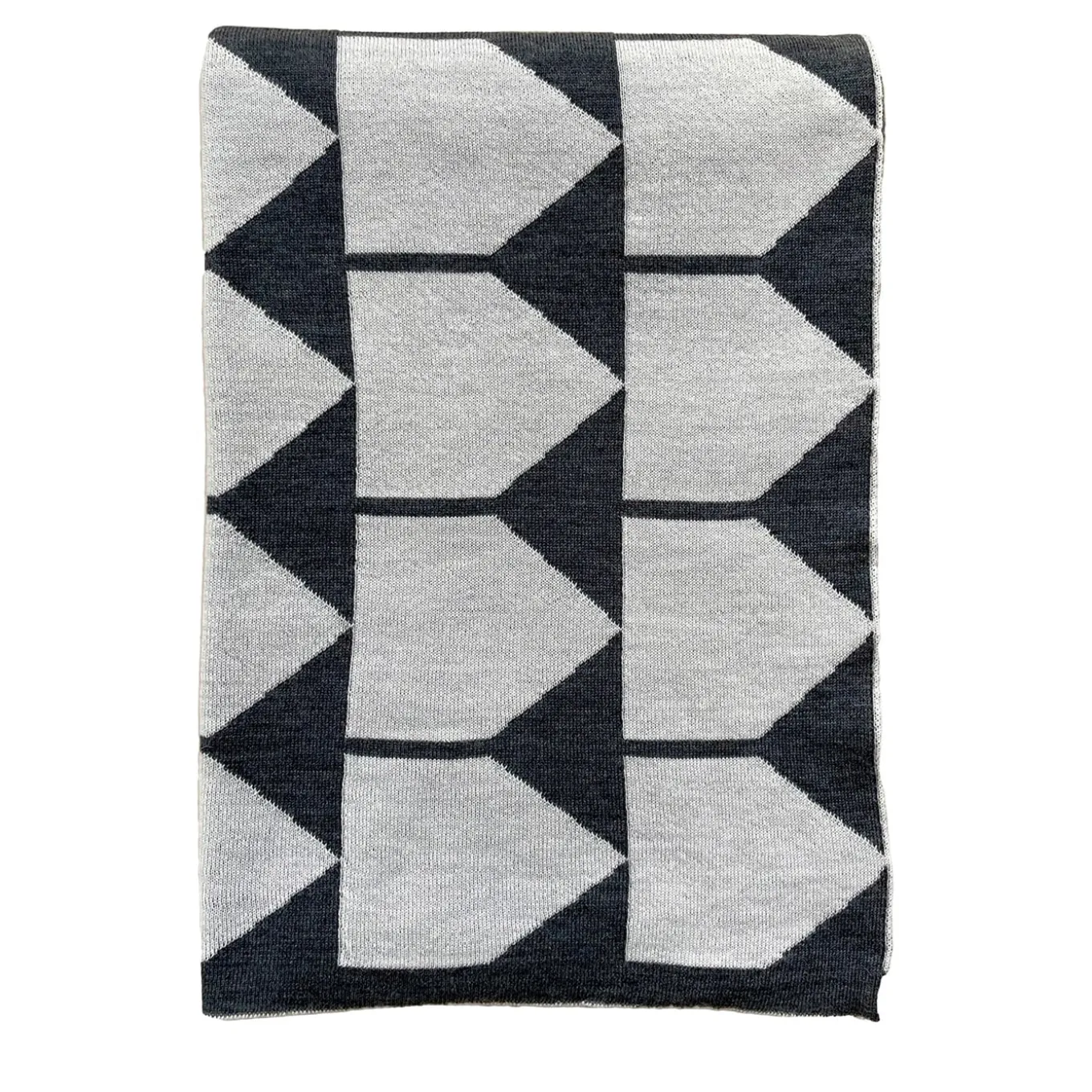 Archetipo Black/White Blanket by Makeyourhome + Walter Terruso