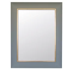 Arco Contemporary Light Blue Mirror