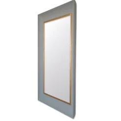 Arco Contemporary Light Blue Mirror
