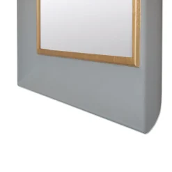 Arco Contemporary Light Blue Mirror