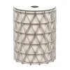 Arena Medium Cream Leather Laundry Basket