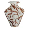 Areté Aliseo Brown Ceramic Vase