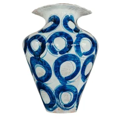 Areté Ecos Blue Ceramic Vase