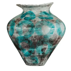 Areté Ecos Green Copper Ceramic Vase