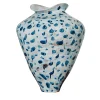 Areté Pois Blue Ceramic Vase