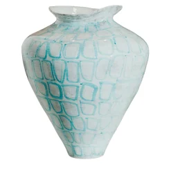 Areté Trame Green Ceramic Vase