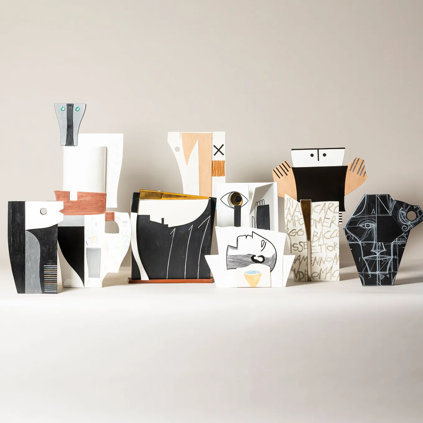 Argo Decorative Vase by Mimmo Paladino