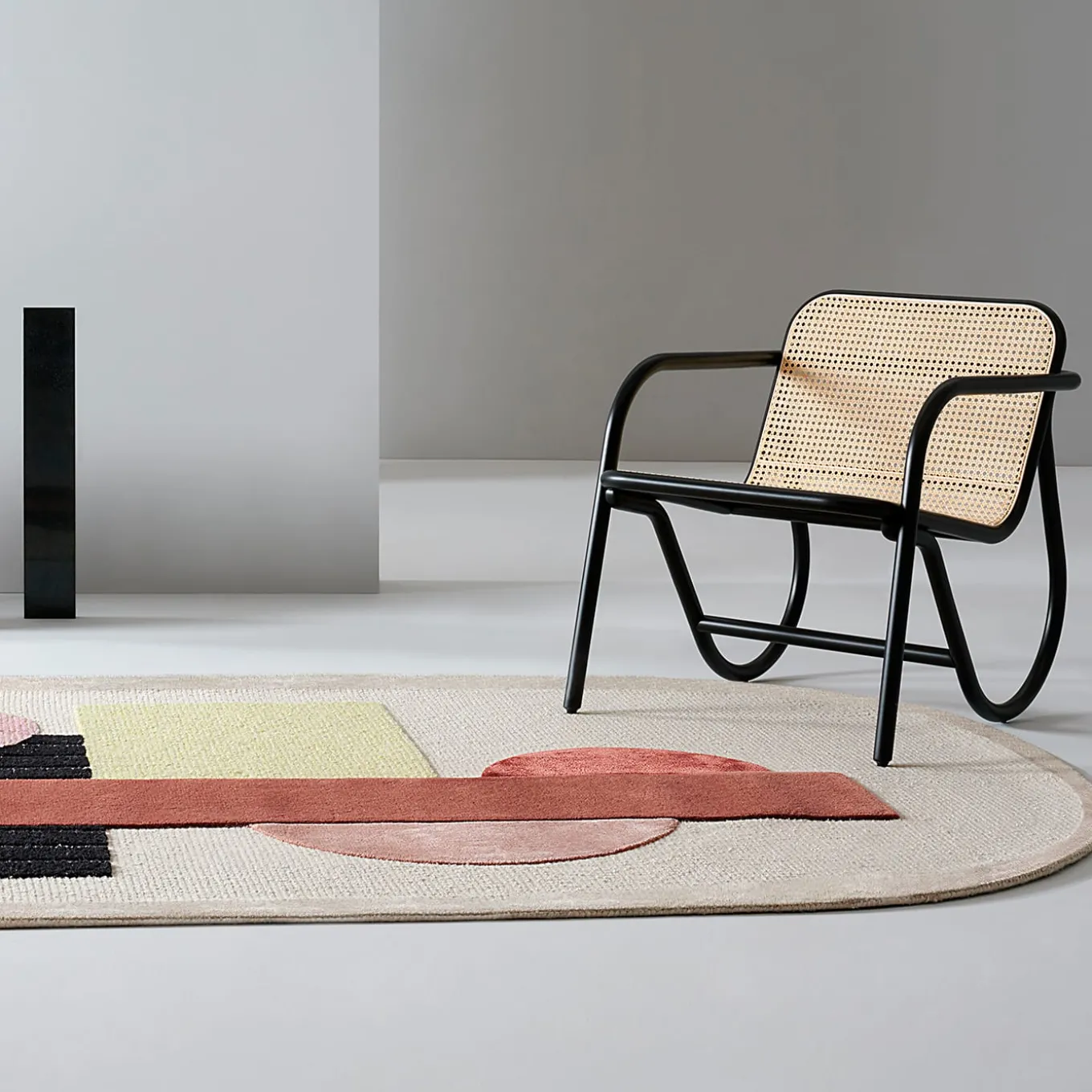 AROUND COLORS RUG BROWN BY PAOLA PASTORINI