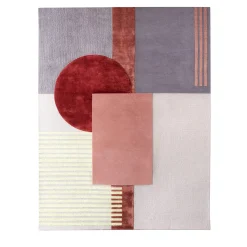 AROUND COLORS RUG PINK BY PAOLA PASTORINI